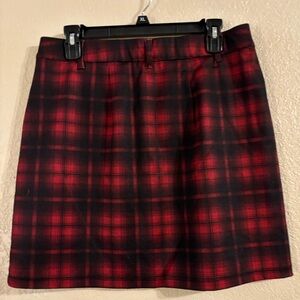 Plaid Mini Skirt